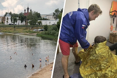 Ярославские спасатели в грозу вытащили из воды троих детей