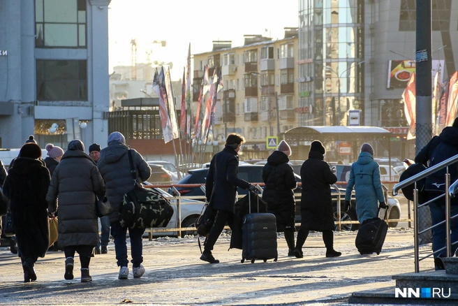 По предварительному прогнозу синоптиков, средняя температура воздуха в феврале составит -7…-10 градусов | Источник: Наталья Бурухина / NN.RU