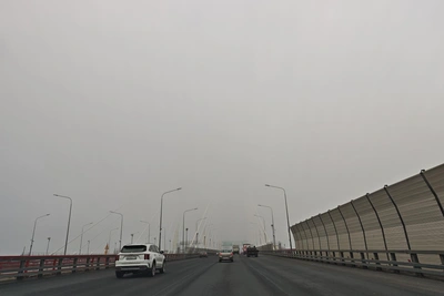 На Вантовом мосту завершили ремонт и открыли движение