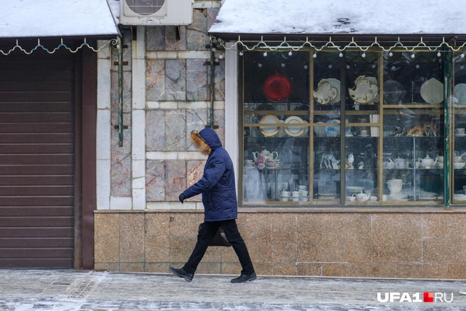Но в центре можно шагать широкими шагами | Источник: Булат Салихов / UFA1.RU
