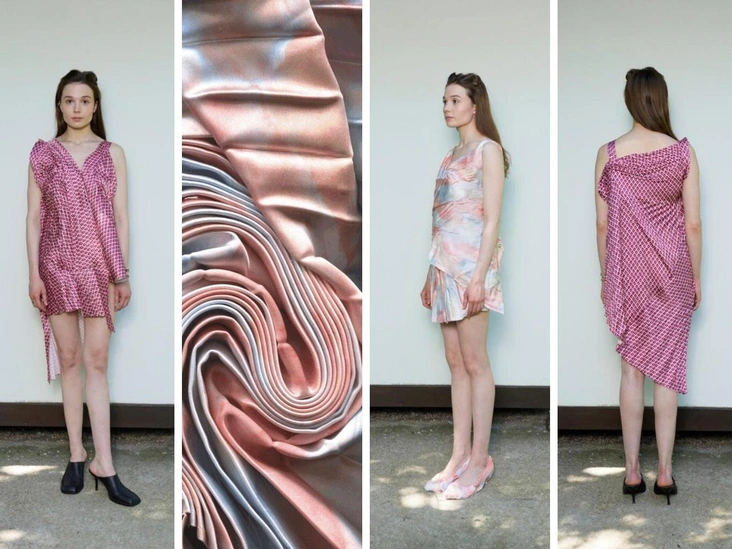 Капсула Something about plisseМаксим ОстрейковскийЦентральным образом проекта являются архивные фотографии моей мамы из командировок. Мне хотелось вывести ежедневно работающую героиню за рамки ежедневной рутины, а также растопить постоянную иллюзию жизни в завтрашнем дне и, наконец, воплотить его в реальность.