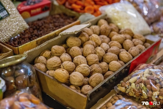 Грецкие орехи придадут кофе своеобразный вкус и аромат | Источник: Кирилл Поверинов / 76.RU