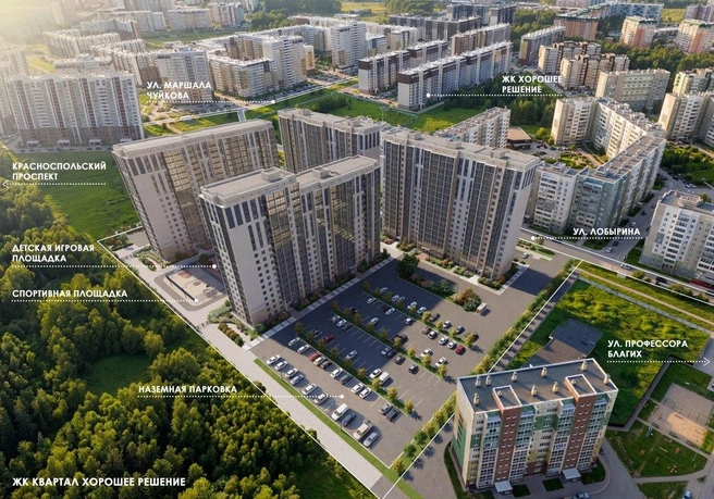 Квартал примет первых новоселов летом 2027 года | Источник: ООО&nbsp;СЗ «Сириус»