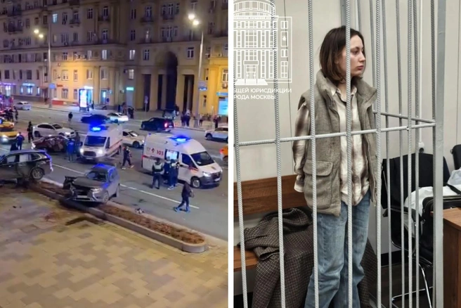 После гибели двух человек в центре Москвы Анна Владимирова проведет два месяца в СИЗО | Источник: читатель MSK1.RU, Суды общей юрисдикции города Москвы / T.me