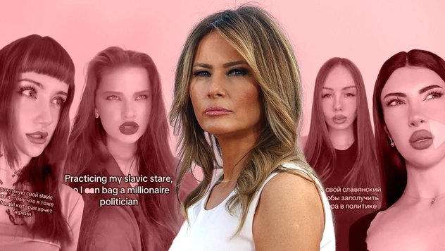 Почему Меланию Трамп прозвали slavic bimbo в «Тиктоке» и зачем все пытаются повторить ее стервозный взгляд