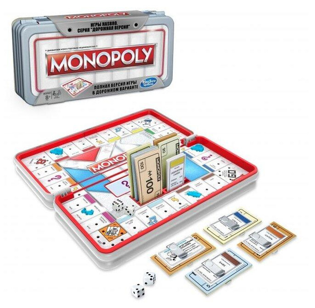 Настольная игра «Монополия», полная версия игры в дорожном варианте