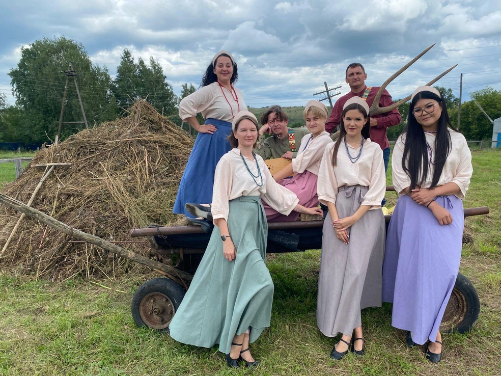 В алтайском селе Анастасии пришлось привыкать к крепким морозам | Источник: Евгений Валюс