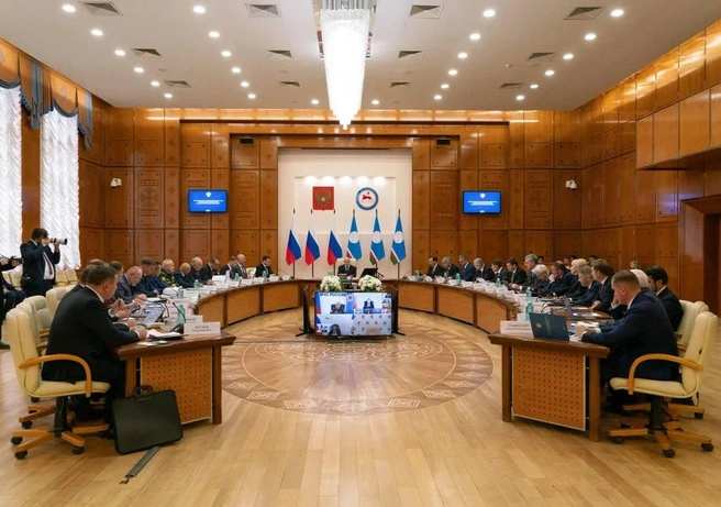 Строительство должно быть закончено после 2035 года | Источник: Айсен Николаев / T.me