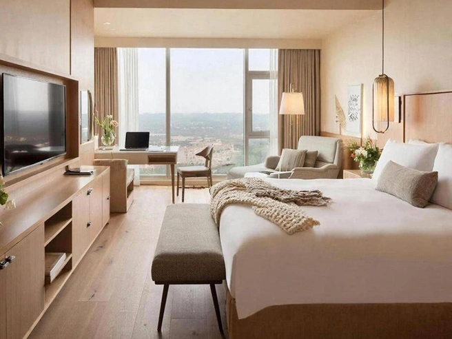 При заселении в номер убедитесь, что всё безопасно | Источник: Ксения Воронежцева / GigaChat