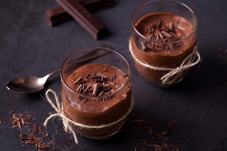Рецепт восхитительного шоколадного мусса из одного ингредиента