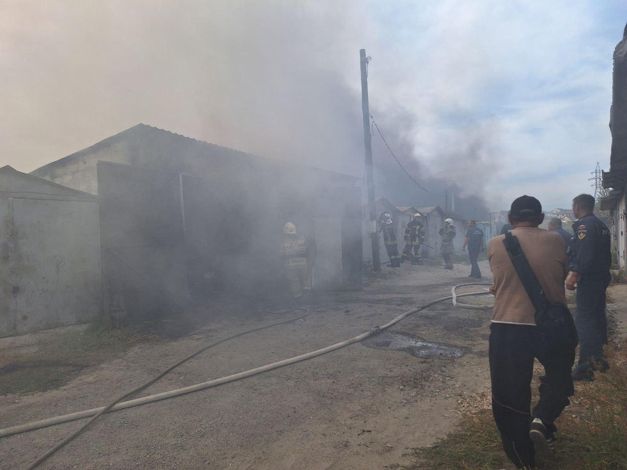 «Легковушка дотла сгорела»: в Волгограде полыхает пойма реки Царицы — видео