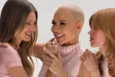 Без макияжа не узнать: визажист показала, как гримировала Лерчек для скандальной рекламы