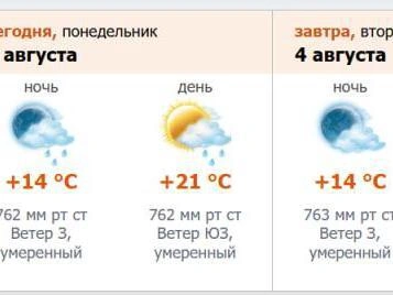 Скриншот с сайта meteo.nw.ru
