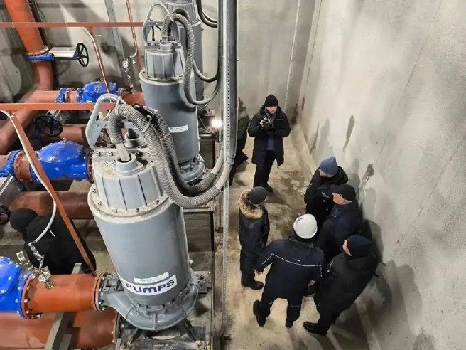 В конце прошлого года «Росводоканал Тюмень» ввел в эксплуатацию канализационную насосную станцию в поселке Боровском | Источник: Водоканал. Оперативно / T.me