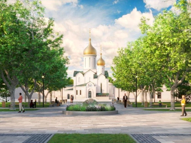 Храм будет возведён в одном из парков | Источник: donland.ru