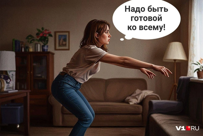 Без физической подготовки зависнуть в полуприседе даже на 30 секунд будет проблематично | Источник: Полина Авдошина / Городские медиа