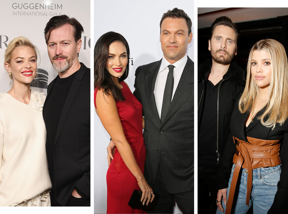 Джейми Кинг и Кайл Ньюман; Брайан Остин Грин и Меган Фокс; София Ричи и Скотт Дисик | marieclaire.ru