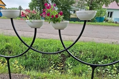В Серышево вандалы уничтожили цветы на клумбах