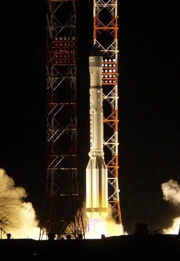 Один из пусков ракеты «Протон» | Источник: protonpm.ru