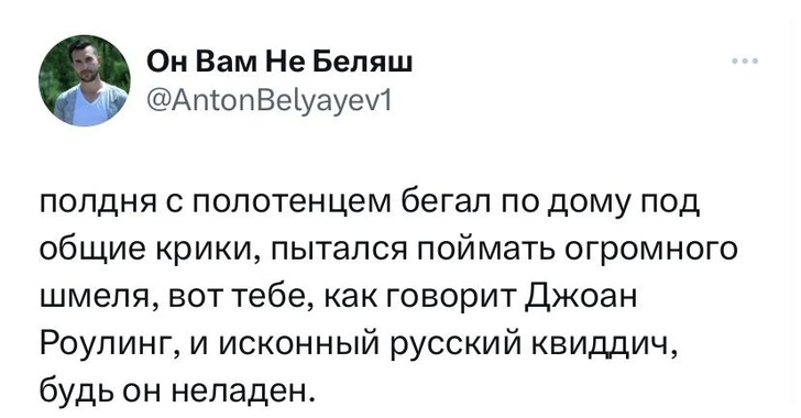 Шутки вторника и русский квиддич