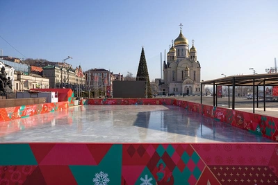 На главной площади Владивостока откроется бесплатный каток