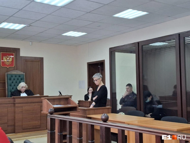 На суде Виктор Петриченко скрывал лицо за маской и кепкой | Источник: Евгений Кошек / E1.RU