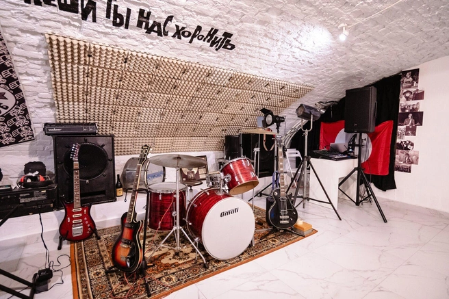 Так выглядит зал, посвященный истории рок-музыки | Источник: организаторы «Стенограффии»