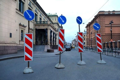 Мероприятия и съемки перекроют центр Петербурга