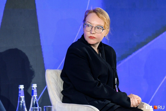 Одна из спикеров&nbsp;— Оксана Маклакова, креативный директор по стратегическим коммуникациям Shkulev Holding | Источник: Максим Комаров / Городские порталы