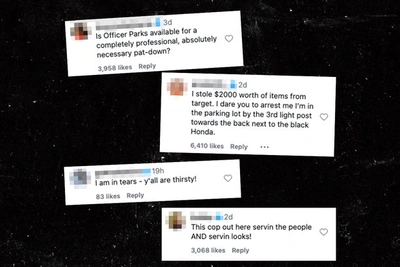 Полицейский из Калифорнии покорил сеть своей внешностью