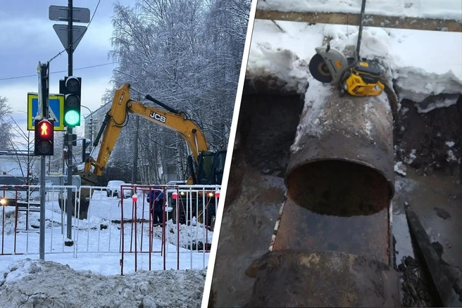 «Тысячник» — это главный водовод большого диаметра, основная труба, подающая воду в город или район | Источник: Росводоканал Архангельск