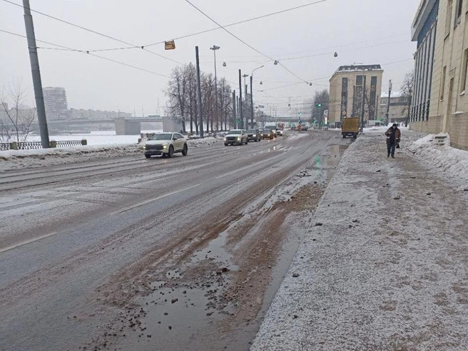 Водоканал осушил озеро на проспекте Обуховской Обороны | Источник: Водоканал Петербурга
