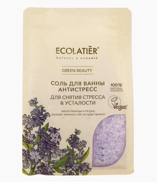 Соль для ванн Ecolatier GREEN Антистресс