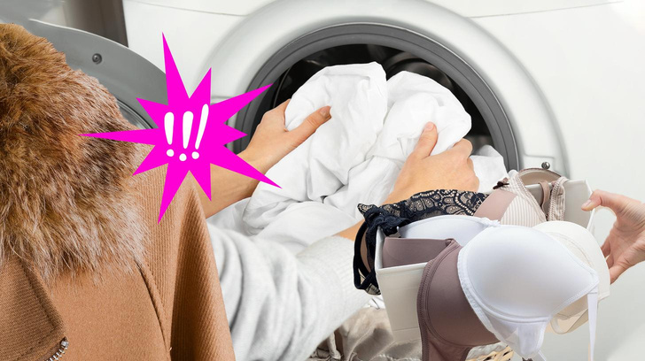 8 вещей, которые нельзя стирать в стиральной машине