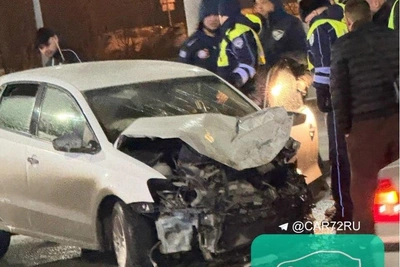 ДТП в Тюмени ночью: пострадали двое