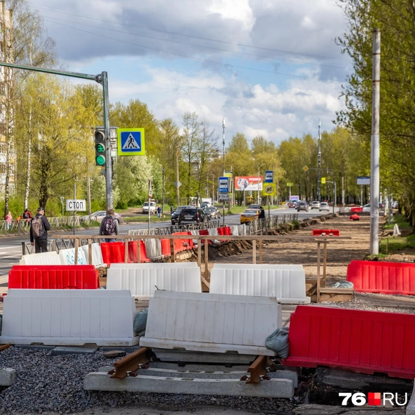 Пока новые рельсы появились не везде | Источник: Кирилл Поверинов / 76.RU
