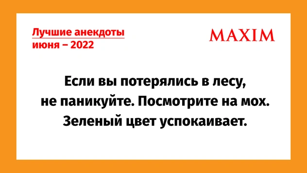 Лучшие анекдоты июня