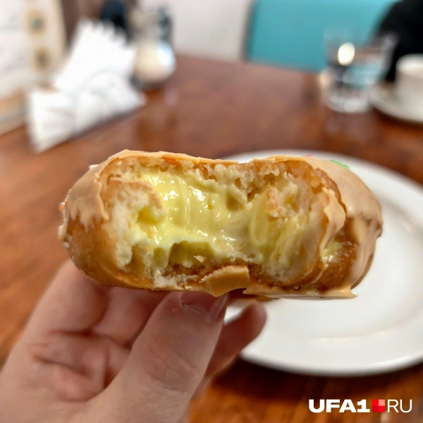 Банановый пончик в разрезе | Источник: Булат Салихов / UFA1.RU