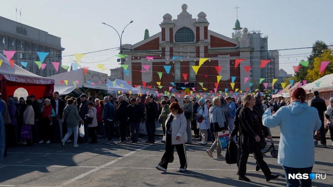 Новосибирцы ждут ярмарку и готовы стоять в очередях за товарами | Источник: Антон Дигаев / NGS.RU