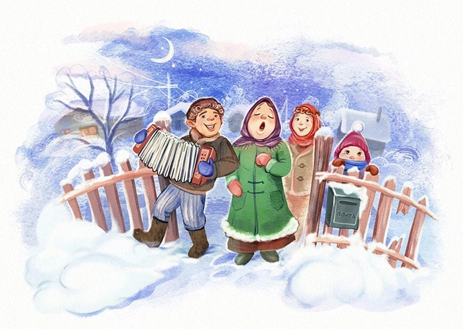 В преддверии праздников Зина рисует иллюстративные открытки и даже выигрывает различные конкурсы | Источник: Зина Фарманова