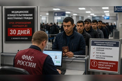 Мигрантам дали 30 дней на медосмотр