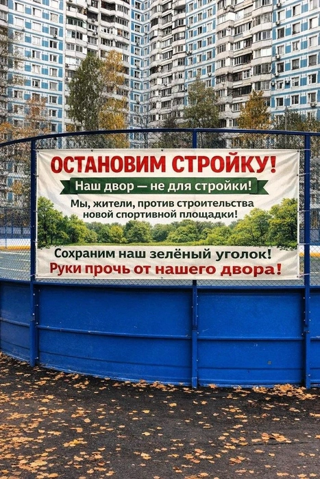 Такие изображения жители генерируют с помощью искусственного интеллекта для обозначения своей позиции | Источник: «Правдоруб Чертаново» / T.me