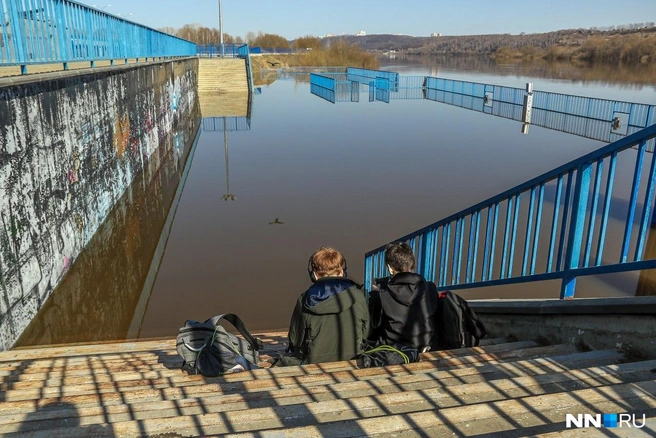 В Нижнем Новгороде пик паводка еще не пройден | Источник: Наталья Бурухина / NN.RU