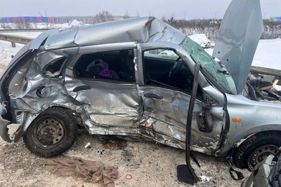 Четверо пострадали в столкновении автомобилей под Воронежем