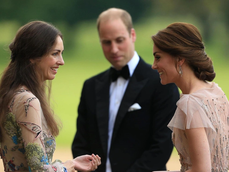Кейт Миддлтон, принц Уильям и Роуз Чамли, 22 июня 2016 год