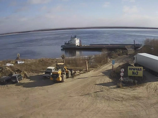 После закрытия навигации в межсезонье будут ходить три парома | Источник: «Паромы Якутии»