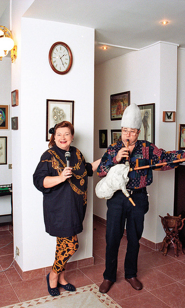 С Евгением Петросяном, 1997 год.