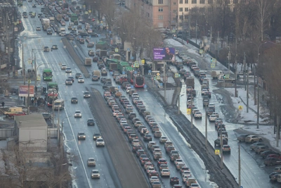 ДТП на Меридиане остановило движение к Ленинскому району и ЧТЗ