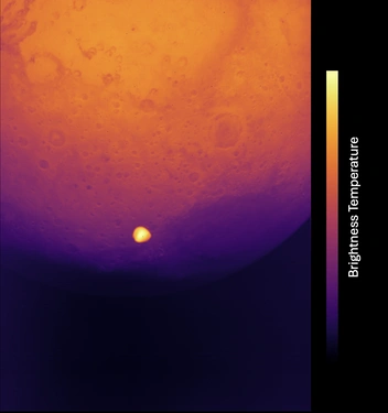 Снимок в среднем инфракрасном диапазоне | Источник: ESA