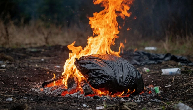 Поджог пакета с мусором у приюта «Ночлежка» сочли вандализмом  | www.fontanka.ru